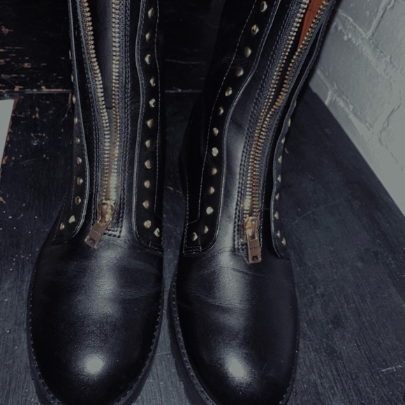 Coach LARA Studded Combat Boot size 9.5 with original Box - Picture 9 of 12